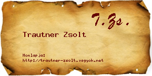 Trautner Zsolt névjegykártya